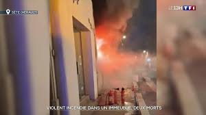 Violent incendie dans un immeuble : deux morts