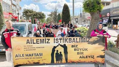 Yozgat'ta farkındalık yürüyüşü yapıldı İhlas Haber Ajansı