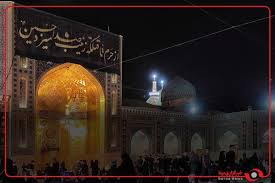 حال و هوای حرم امام الرئوف در شب تاسوعای حسینی
