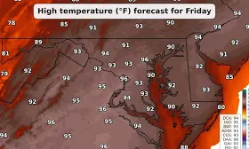 D.C. faces hottest weather so far this year Friday, and just wait until next week