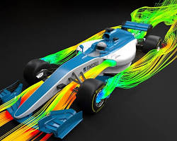 Formula 1 araç aerodinamiği resmi