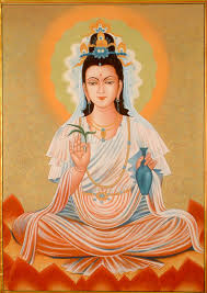 Image result for mother mary, quan yin, green and white tara