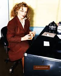 badly) colorized arrest photo of Frances Farmer, January 1943 ... via Relatably.com