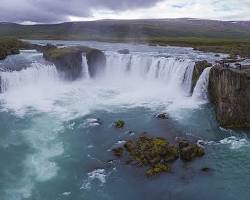 Gambar Goðafoss Waterfall, Iceland