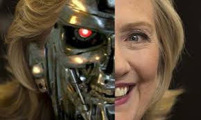 Image result for trump clinton cyborg
