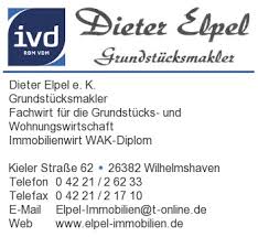 Firma Dieter Elpel in Wilhelmshaven - Branche(n): Hausverwaltung ...