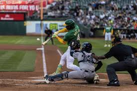 A’s crushed by Yankees 10-0 at packed Coliseum; Lawrence Butler steals some history