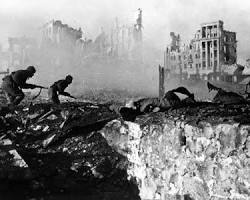 Image of devastation in Stalingrad after the battle