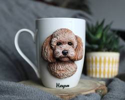 3D dog mugの画像