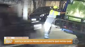 SP: motorista que atropelou gari será preso preventivamente