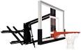 Adjustable garage mount basketball hoop