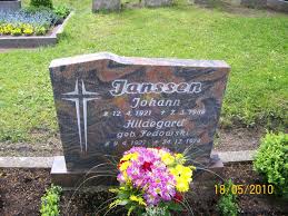 Grab von Hildegard Janssen (geb. Fedowski) (09.04.1927-24.12.1974 ...