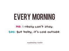 Mornings... on Pinterest | Morning Person, Bed Quotes and Hate ... via Relatably.com