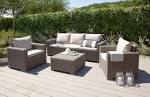 Garden furniture - Rattan style, tables chairs - Homebase