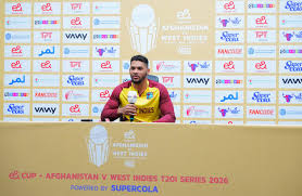 King notes ‘important’ Afghanistan series as Windies fine-tune for T20 W’Cup