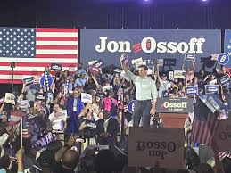 Sen. Jon Ossoff holds rally in Augusta