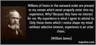 My experience is what I agree to attend to. Only those items which ... via Relatably.com