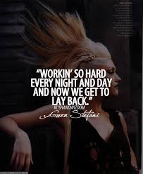 GWEN STEFANI, Quotes and Saying on being famous, positive, alive ... via Relatably.com