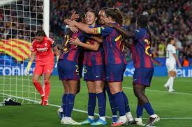 Barça femenil tunde goliza al Real Madrid y pasa a semifinales de Champions