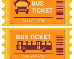 Image of bus ticket