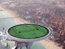 Resultado de imagen de pista tenis burj al arab