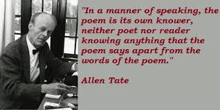 Allen Tate Quotes. QuotesGram via Relatably.com