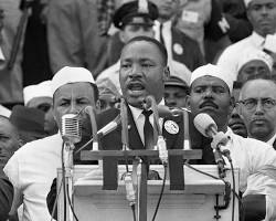 Image of Martin Luther King Jr. delivering the I Have a Dream speech