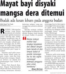 Hasil carian imej untuk KES DERA KANAK-KANAK DAN BAYI