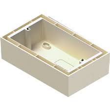 AUDAC WB50SW WHITE SURFACE MOUNT BOX FOR MWX65 CONTROL ...