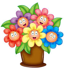Resultado de imagen de dibujos animados de flores con movimiento