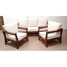 Image result for WOODEN SOFA SET