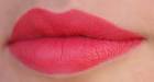 Melon colored lipstick