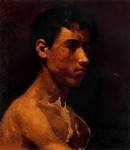 Bust of young man - Pablo Picasso - WikiPaintings. - bust-of-young-man