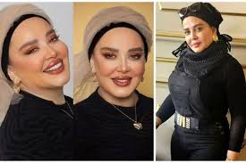 گشت و گذار بهاره رهنما با آرایش غلیظ و ماشین لاکچری در خیابان ها + فیلم
