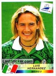 Luis Hernandez (MEX). 367. Panini FIFA World Cup France 1998 - 367