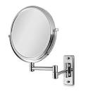 Magnifying wall mirror