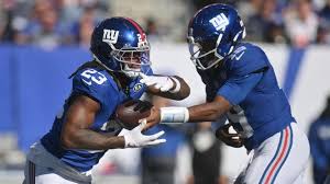 Najee Harris during his time with the New York Giants