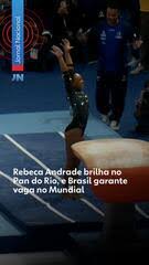 Rebeca Andrade brilha no Pan do Rio, e Brasil garante vaga no Mundial