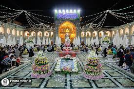 تصاویری از حرم امام رضا(ع) در شب عید غدیر