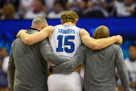 BYU guard Richie Saunders will miss the rest of the season with a torn ACL