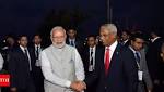 Faced with mounting debt, Maldives