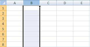 Image result for column cell m.s. excel 2010