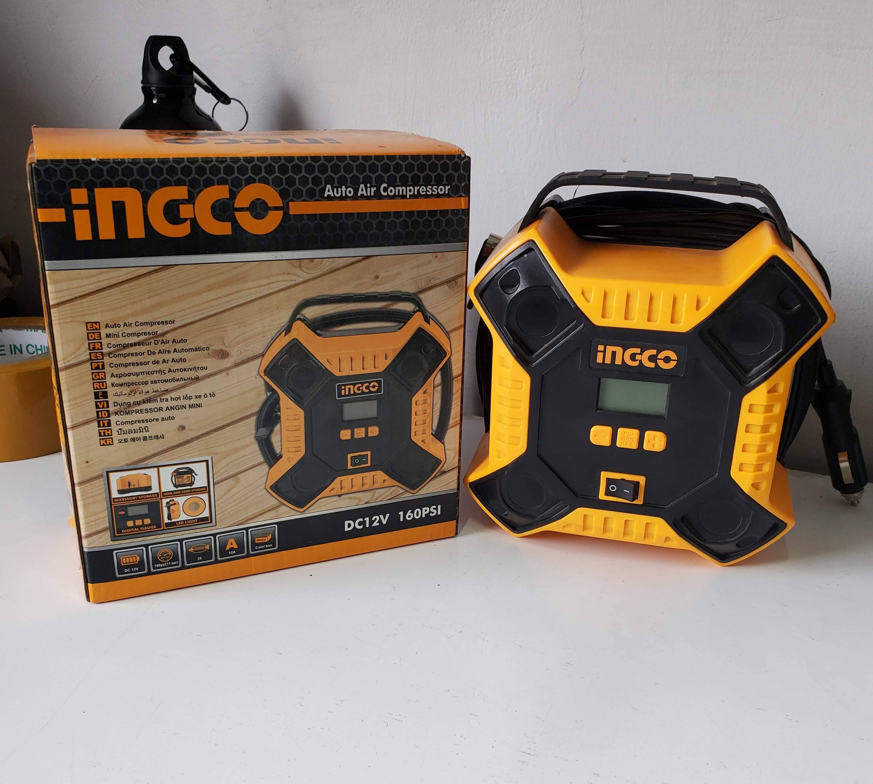 Ingco 12V portable air compressor