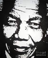 Nelson Mandela Painting by Louise Van Zyl - Nelson Mandela Fine Art Prints and Posters for Sale - nelson-mandela-louise-van-zyl