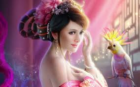 Image result for girl 3d wallpaper