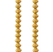 12 Pack: Gold Spot Rondelle Beads, 6mm by Bead Landing™