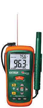 Máy đo nhiệt độ, độ ẩm, nhiệt độ bằng hồng ngoại EXTECH ...