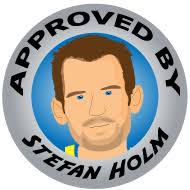 high jumper and quiz show expert Stefan Holm has approved the Lunki and Sika blog Name: Stefan Holm Born: May 25, 1976 in Forshaga, Värmland, Sweden - stefan-holm-button-190