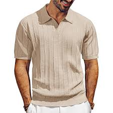 PJ PAUL JONES Mens White T-Shirts Herringbone Textured Short Sleeve Knit Shirts Knitwear | Amazon.com