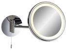 Magnifying bathroom mirrors